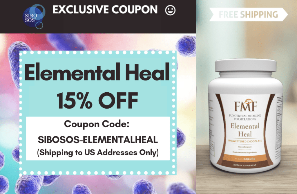 Elemental Heal Coupon with product image SIBO SOS