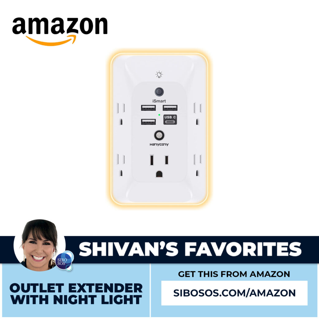 Outlet Extender with Night Light