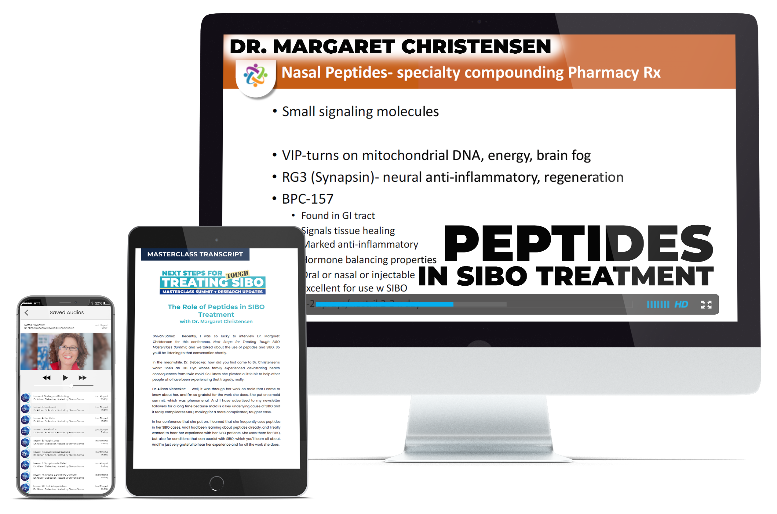 The Role of Peptides in SIBO Treatment​​ with Dr. Margaret Christensen