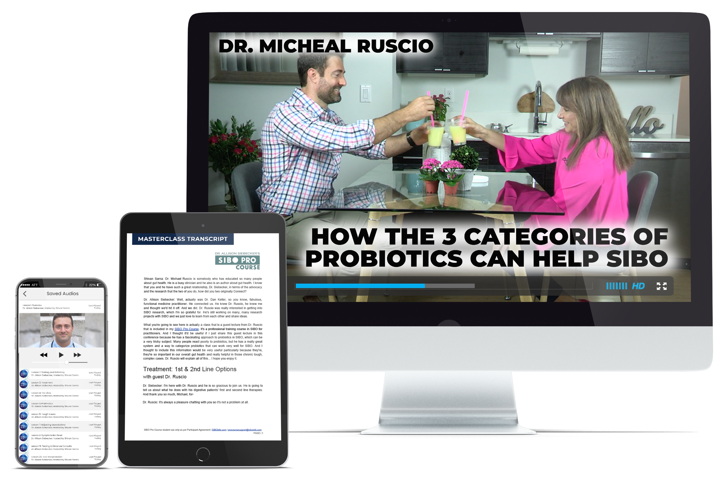 How the 3 Categories of Probiotics Can Help SIBO​​ with Dr. Micheal Ruscio