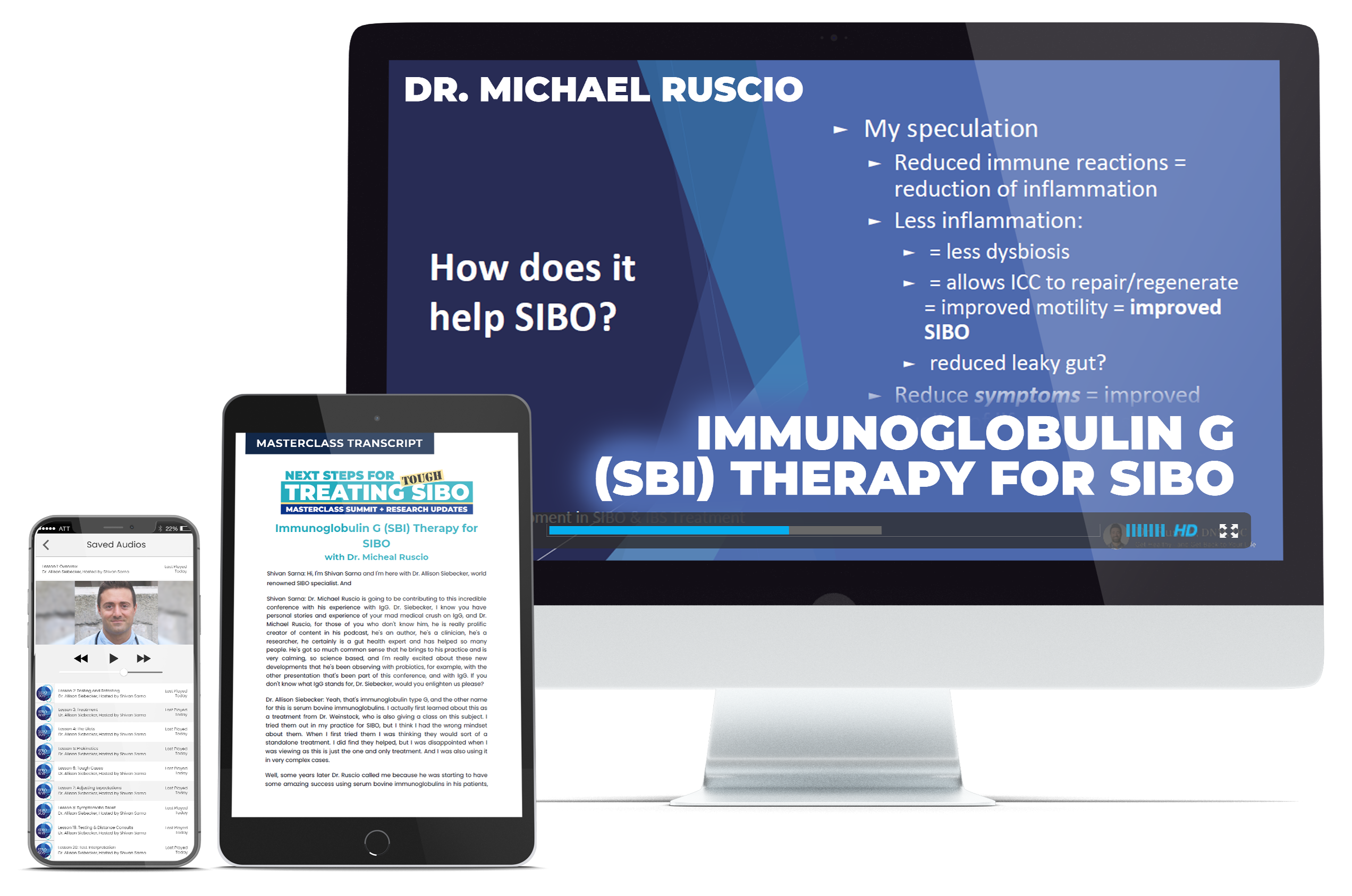 Immunoglobulin G (SBI) Therapy for SIBO​ with Dr. Michael Ruscio