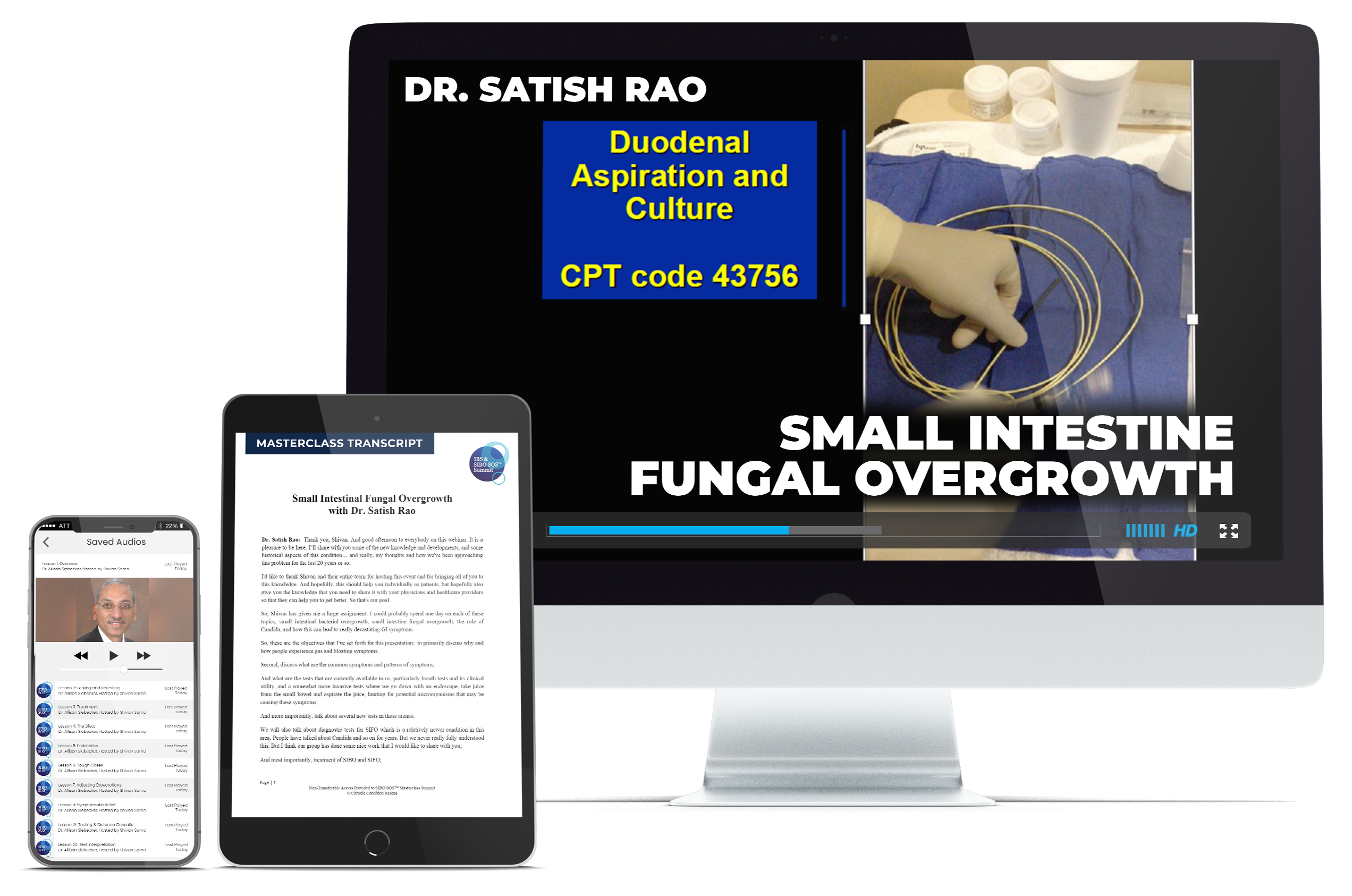 Small Intestine Fungal Overgrowth​ with Dr. Satish Rao