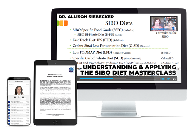 The SIBO Diets Masterclass with Dr. Allison Siebecker