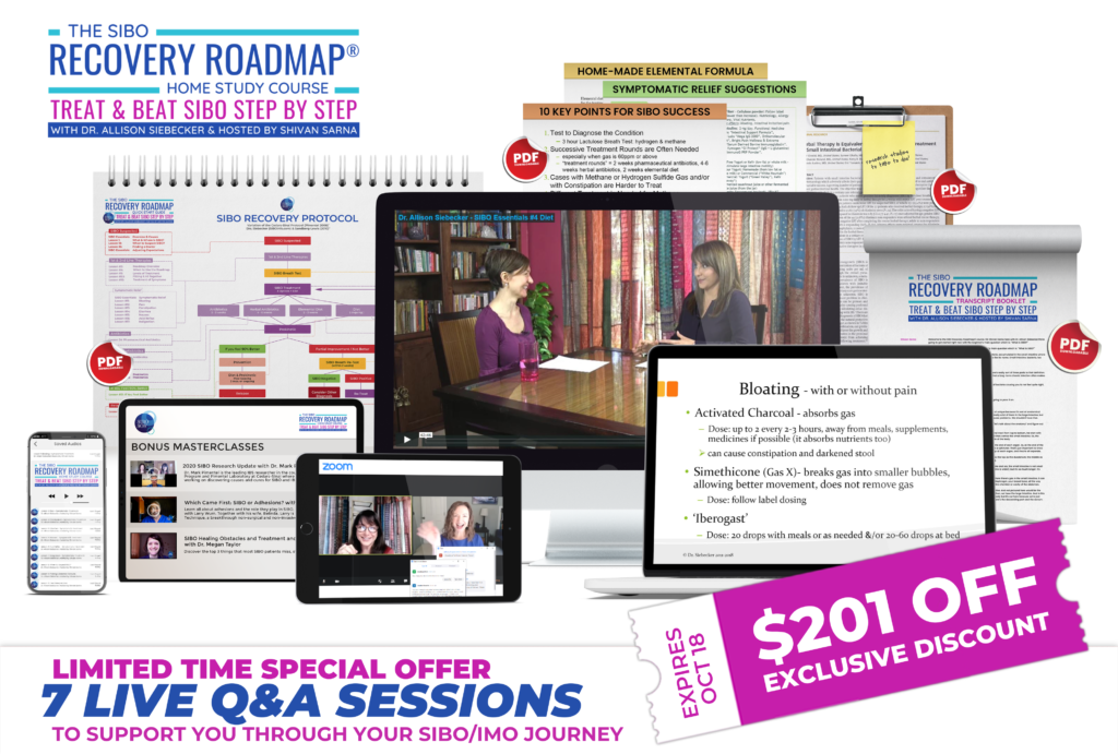 SIBO Recovery Roadmap Course $201 off