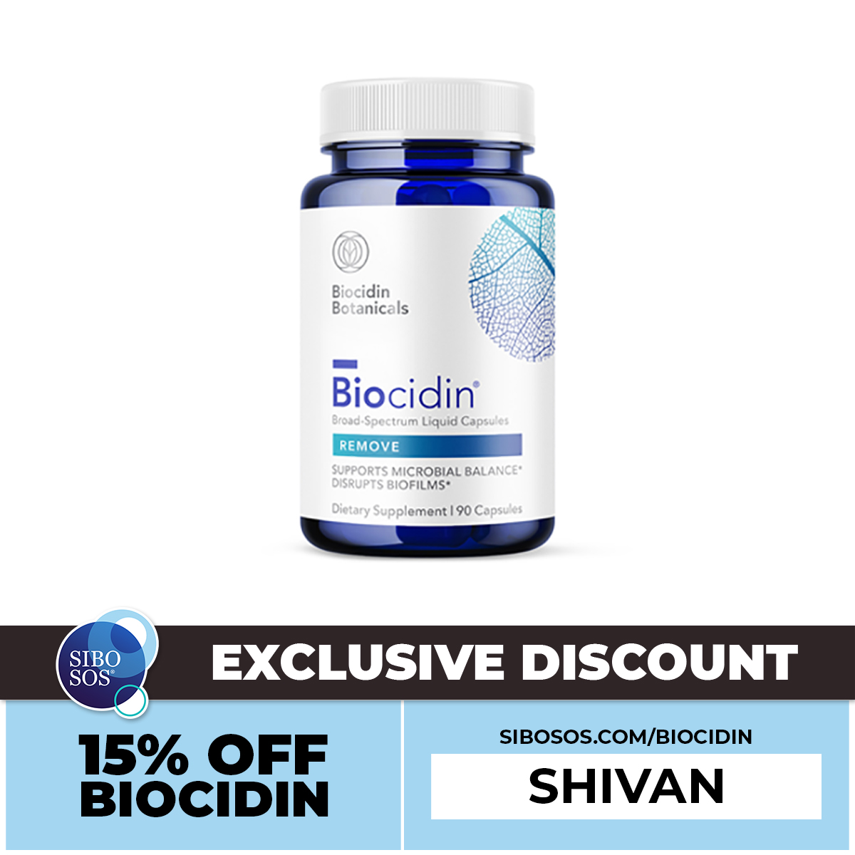 Get 15% off on Biocidin from Biocidin Botanicals