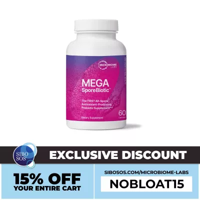 Get 15% off on MegaSporeBiotic™️ from Microbiome Labs