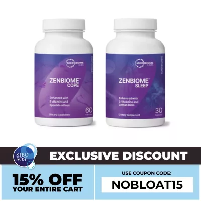 Get 15% off on Zenbiome Cope & Sleep from MicrobiomeLabs